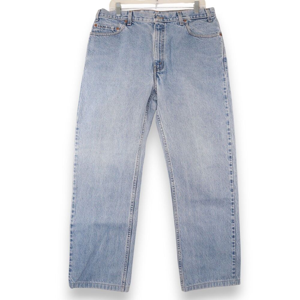Vintage 2002 Levi's 505 Jeans Men's (Fits 34x29) Regular Fit Straight Leg Blue